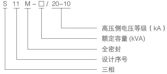 油浸式变压器的型号代表意义