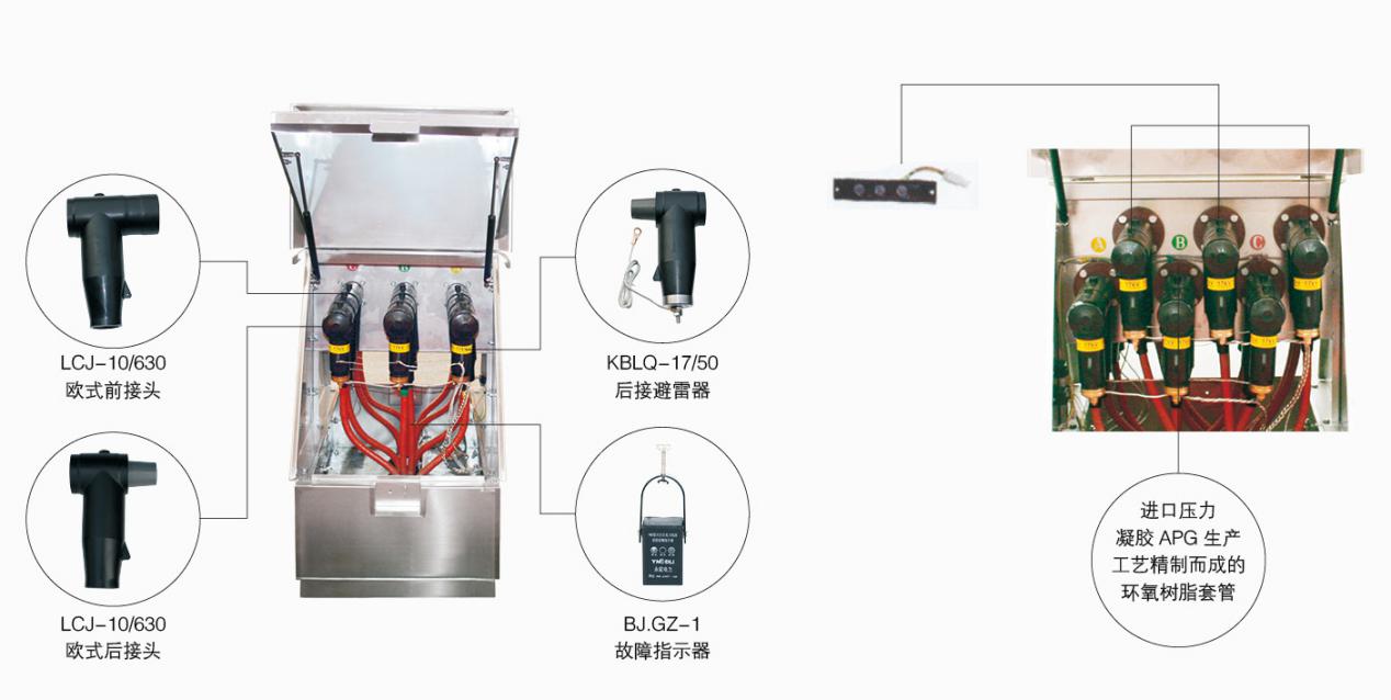 DFW-12KV欧式电缆分支箱示意图1