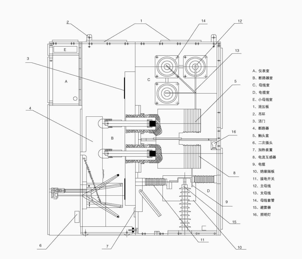 KYN61-40.5开关柜图示